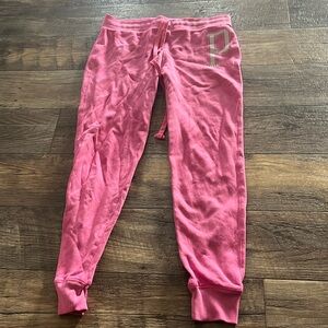 Pink sweatpants